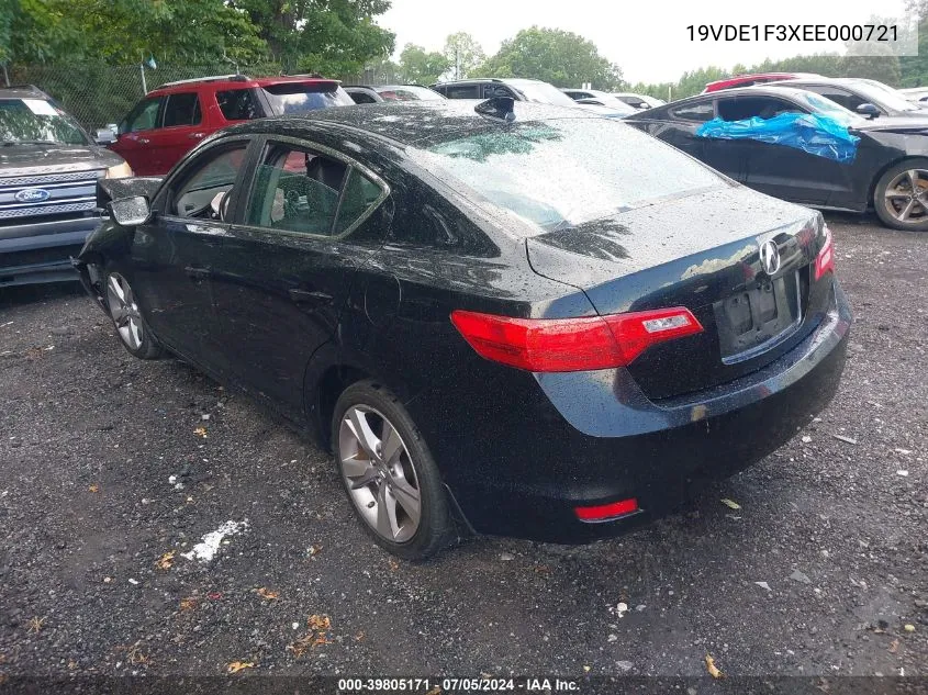 19VDE1F3XEE000721 2014 Acura Ilx 2.0L