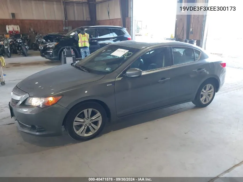 19VDE3F3XEE300173 2014 Acura Ilx Hybrid 1.5L