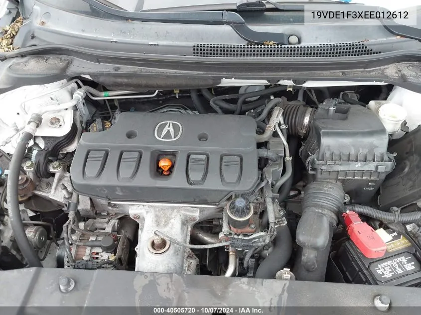 19VDE1F3XEE012612 2014 Acura Ilx 20