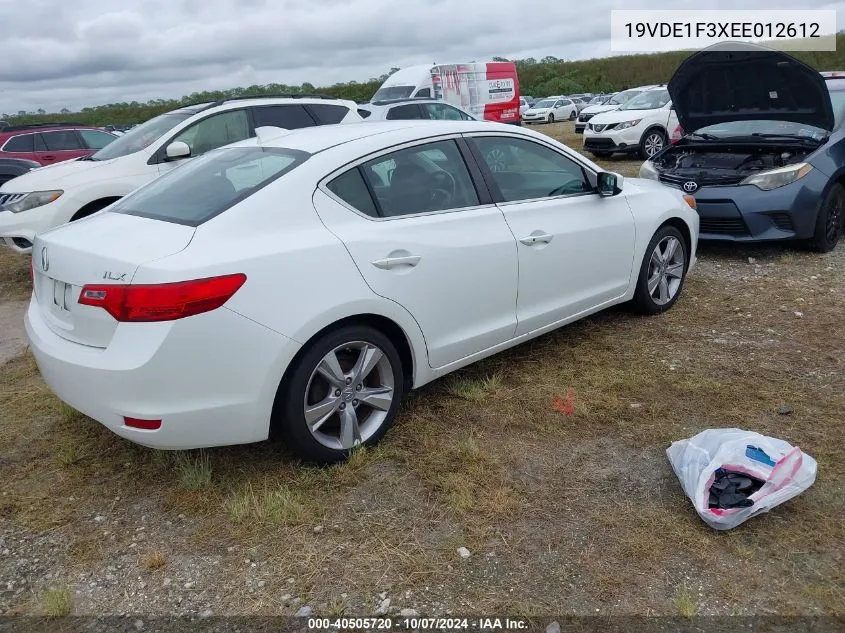 19VDE1F3XEE012612 2014 Acura Ilx 20