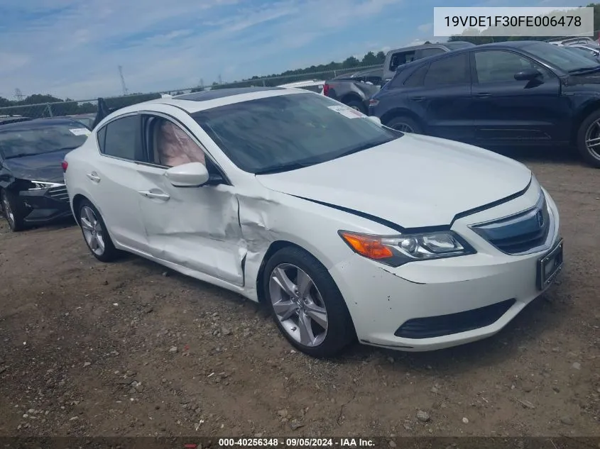 19VDE1F30FE006478 2015 Acura Ilx 2.0L