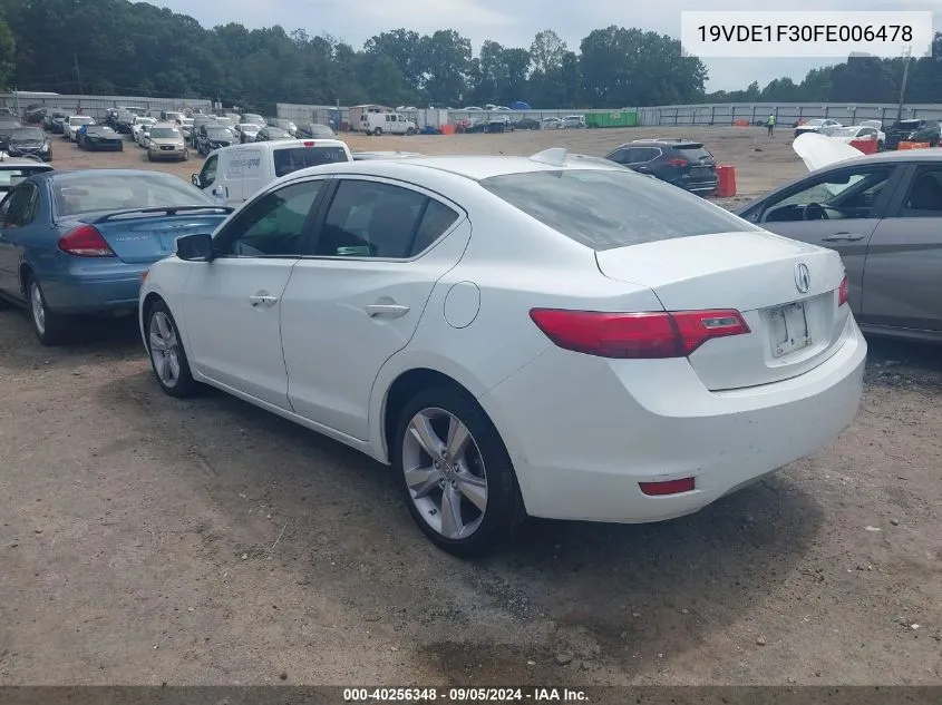 19VDE1F30FE006478 2015 Acura Ilx 2.0L