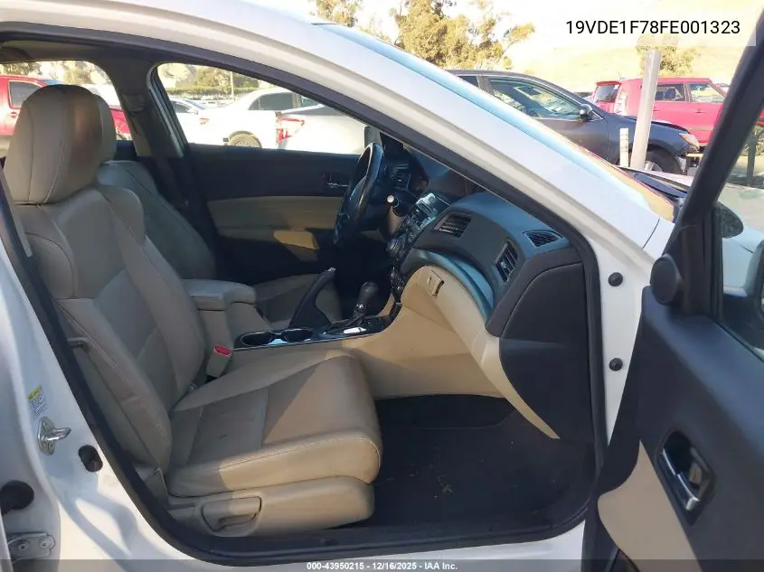 19VDE1F78FE001323 2015 Acura Ilx 2.0L