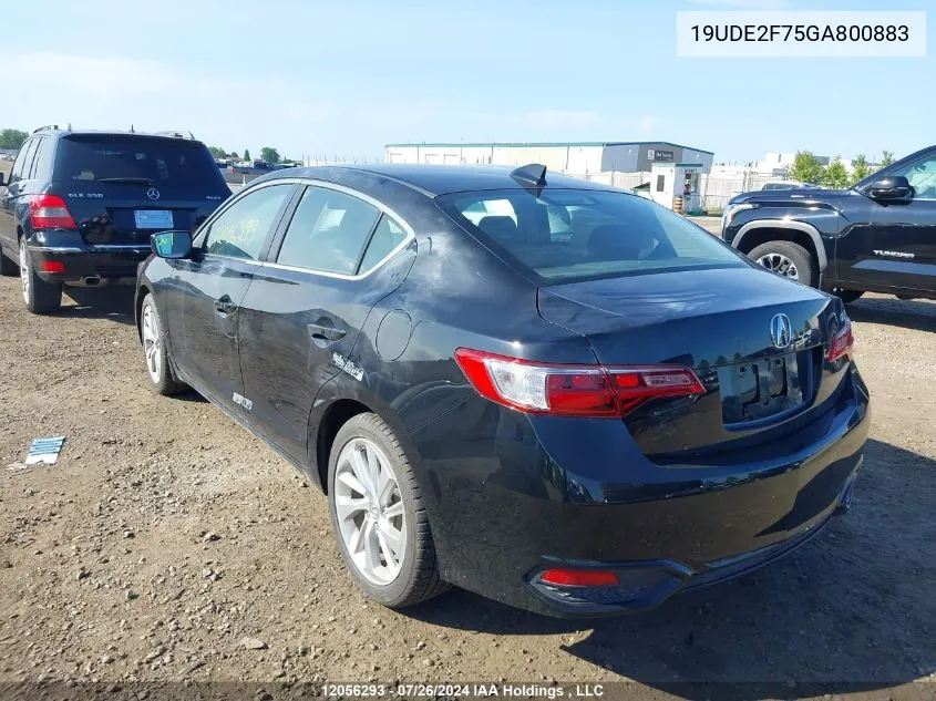 19UDE2F75GA800883 2016 Acura Ilx