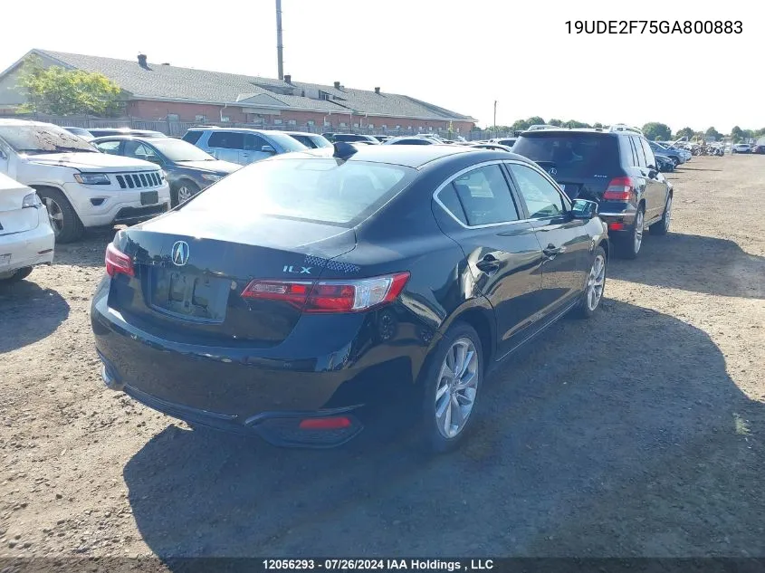 19UDE2F75GA800883 2016 Acura Ilx