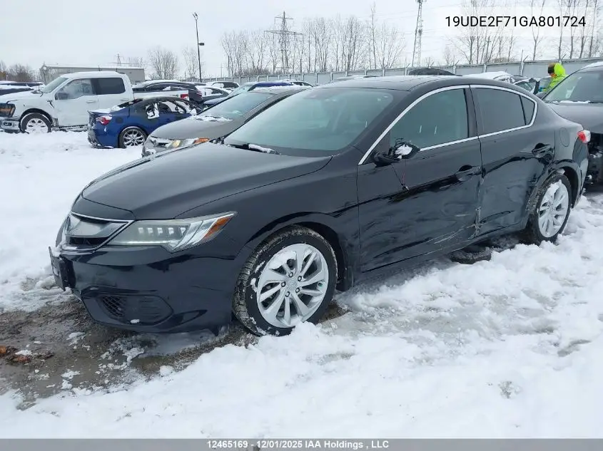 19UDE2F71GA801724 2016 Acura Ilx Premium Package/Tech Package