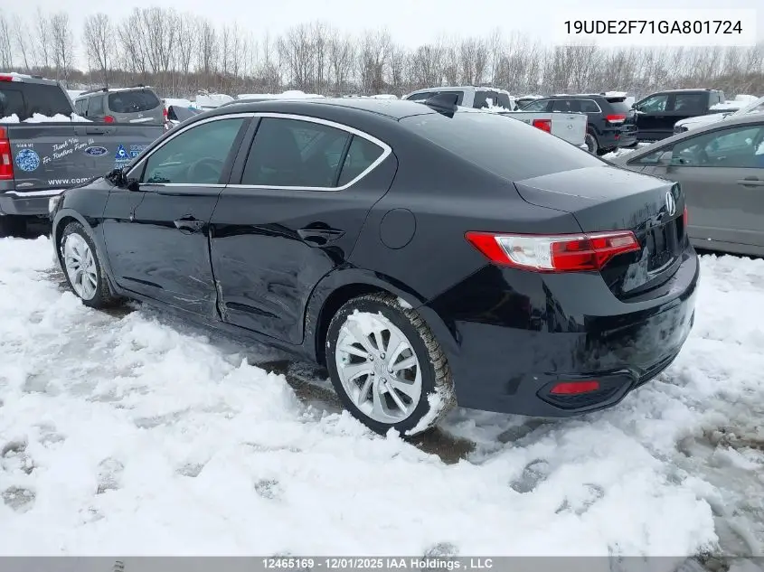 19UDE2F71GA801724 2016 Acura Ilx Premium Package/Tech Package
