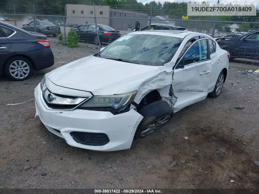 19UDE2F70GA018409 2016 Acura Ilx Premium Package/Technology Plus Package