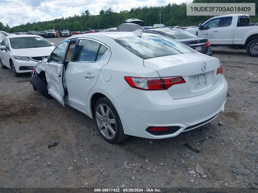 19UDE2F70GA018409 2016 Acura Ilx Premium Package/Technology Plus Package