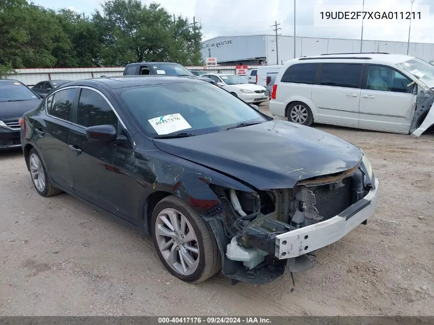 19UDE2F7XGA011211 2016 Acura Ilx Premium/Technology