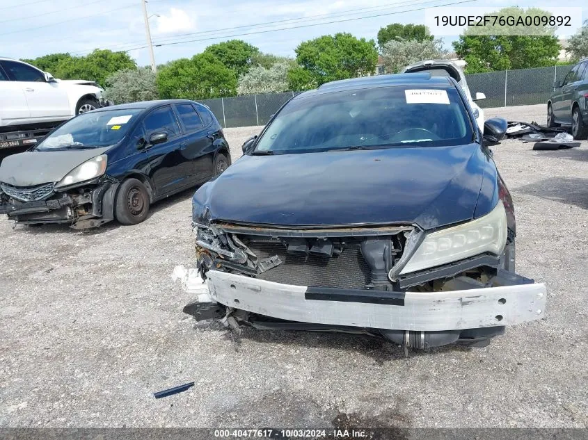 19UDE2F76GA009892 2016 Acura Ilx 2.4L