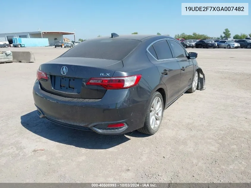 19UDE2F7XGA007482 2016 Acura Ilx Premium Package/Technology Plus Package