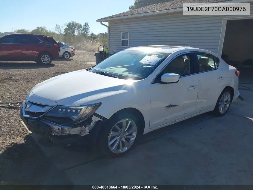 19UDE2F70GA000976 2016 Acura Ilx Premium Package/Technology Plus Package