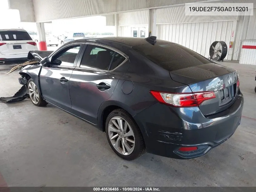 19UDE2F75GA015201 2016 Acura Ilx Premium/Technology