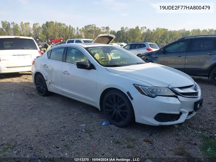 19UDE2F77HA800479 2017 Acura Ilx Premium/Technology