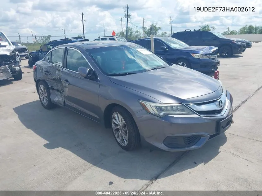 19UDE2F73HA002612 2017 Acura Ilx Premium/Technology