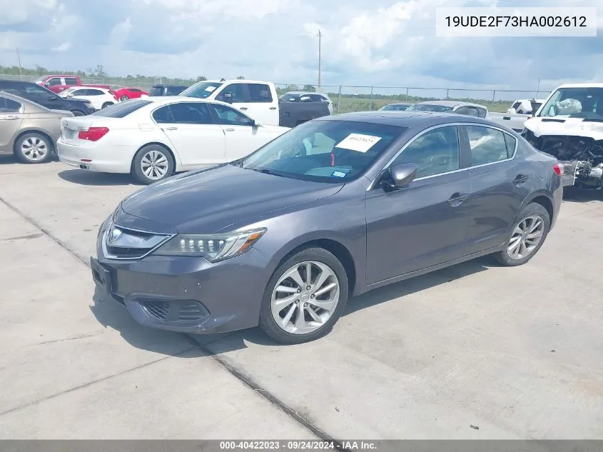 19UDE2F73HA002612 2017 Acura Ilx Premium/Technology