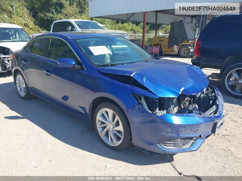 19UDE2F71HA004648 2017 Acura Ilx