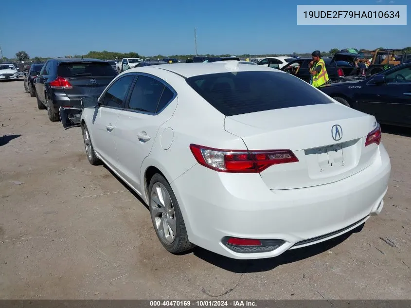 19UDE2F79HA010634 2017 Acura Ilx Premium/Technology