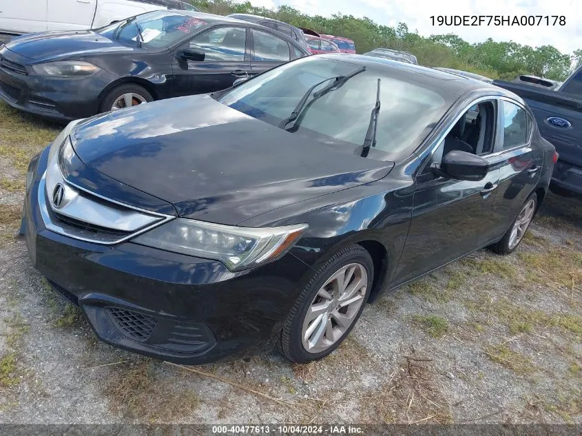 19UDE2F75HA007178 2017 Acura Ilx Premium Package/Technology Plus Package