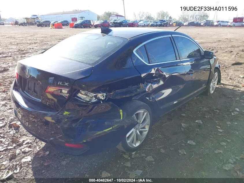 19UDE2F33HA011596 2017 Acura Ilx Acurawatch Plus Package