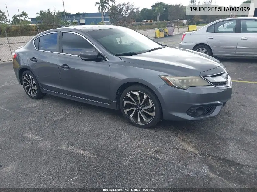 19UDE2F85HA002099 2017 Acura Ilx Premium A-Spec Packages/Technology Plus A-Spec Packages
