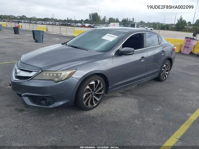 19UDE2F85HA002099 2017 Acura Ilx Premium A-Spec Packages/Technology Plus A-Spec Packages