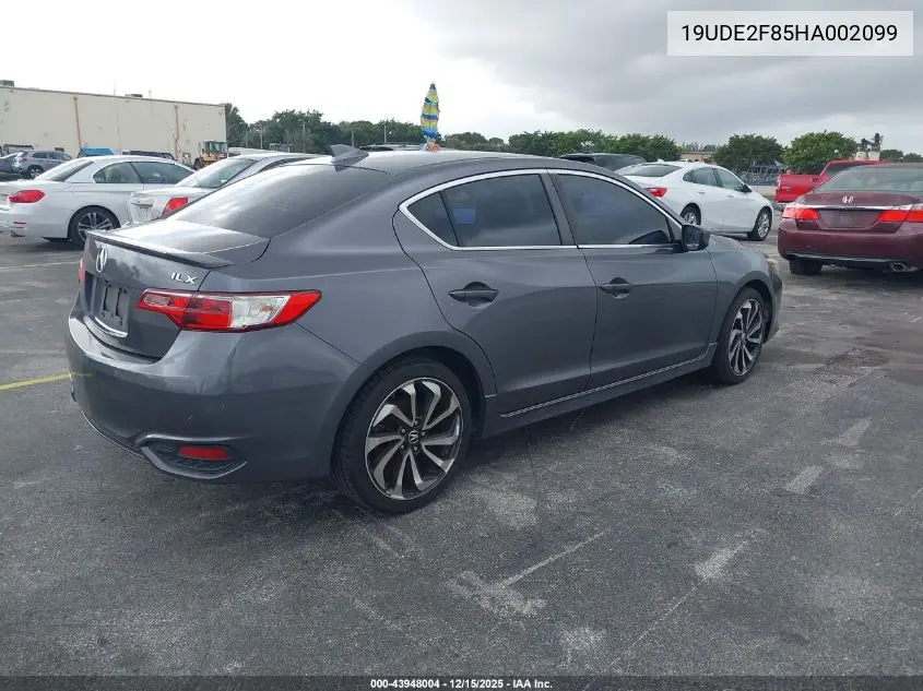 19UDE2F85HA002099 2017 Acura Ilx Premium A-Spec Packages/Technology Plus A-Spec Packages