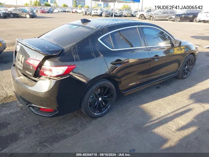 19UDE2F41JA006542 2018 Acura Ilx Special Edition