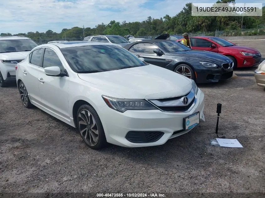 19UDE2F49JA005591 2018 Acura Ilx Special Edition