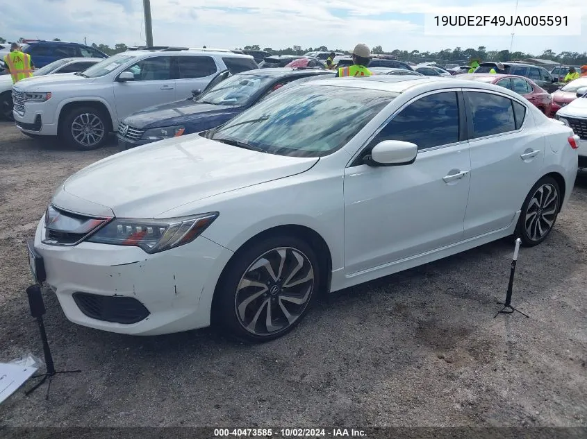 19UDE2F49JA005591 2018 Acura Ilx Special Edition