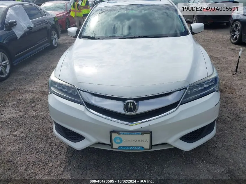 19UDE2F49JA005591 2018 Acura Ilx Special Edition