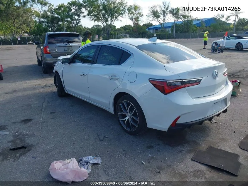 19UDE2F73KA014265 2019 Acura Ilx