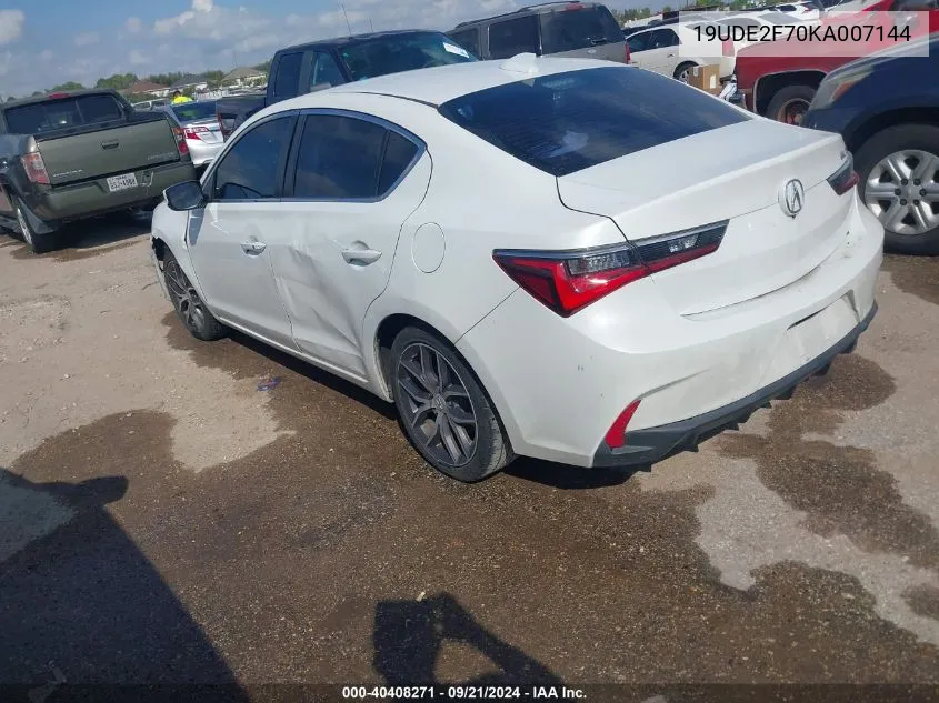 19UDE2F70KA007144 2019 Acura Ilx Premium Package/Technology Package