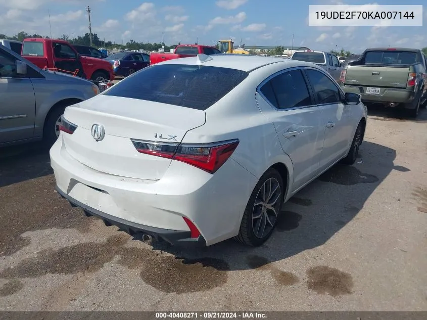 19UDE2F70KA007144 2019 Acura Ilx Premium Package/Technology Package