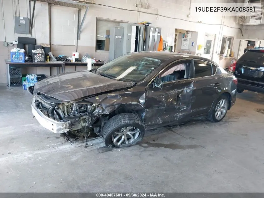 19UDE2F39KA008581 2019 Acura Ilx