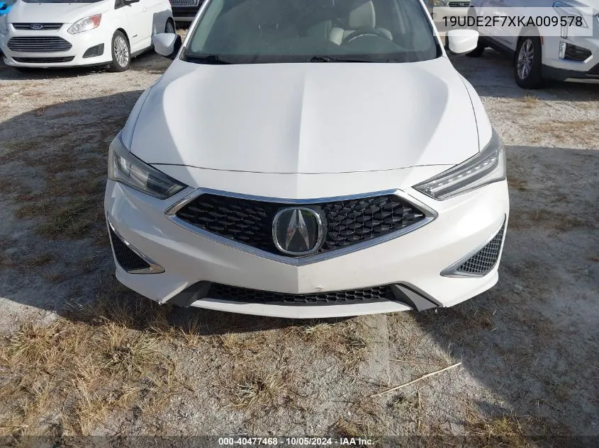 19UDE2F7XKA009578 2019 Acura Ilx Premium/Technology