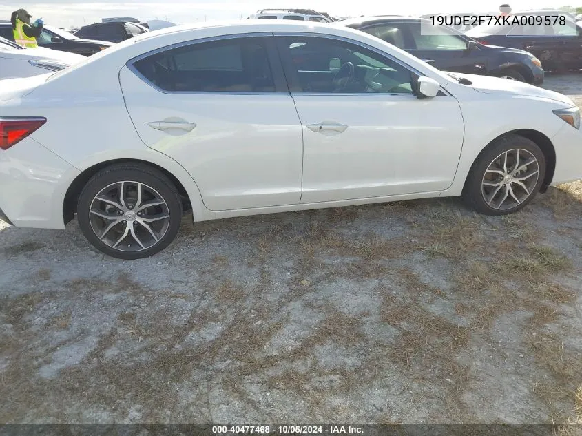 19UDE2F7XKA009578 2019 Acura Ilx Premium/Technology