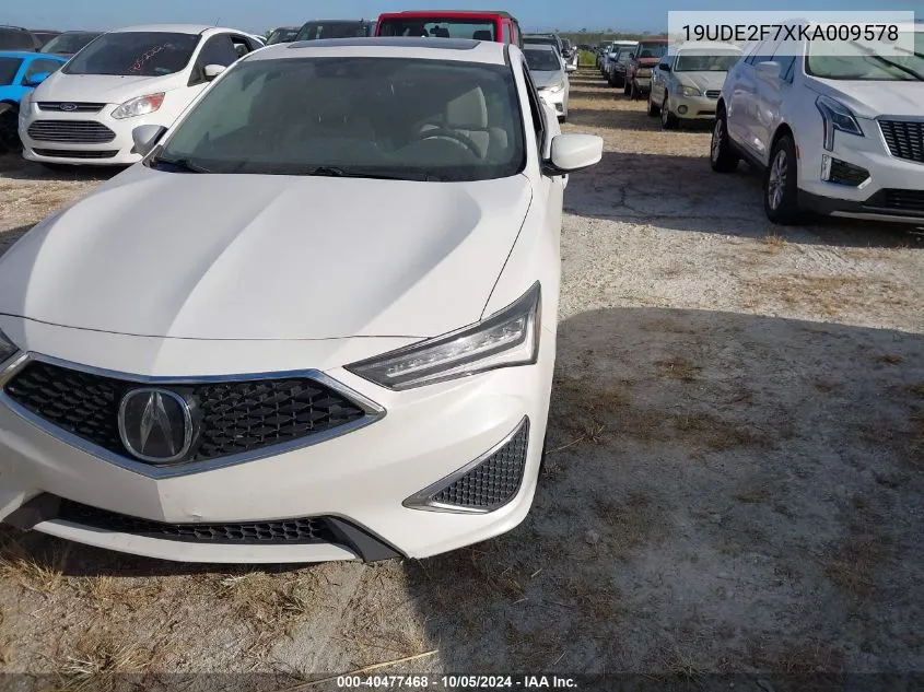 19UDE2F7XKA009578 2019 Acura Ilx Premium/Technology