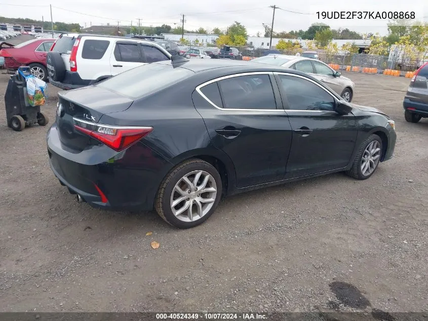 19UDE2F37KA008868 2019 Acura Ilx Standard