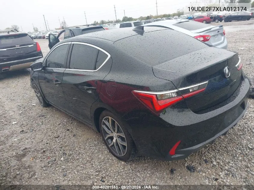 19UDE2F7XLA012174 2020 Acura Ilx Premium/Technology