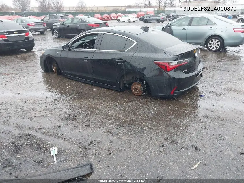 19UDE2F82LA000870 2020 Acura Ilx