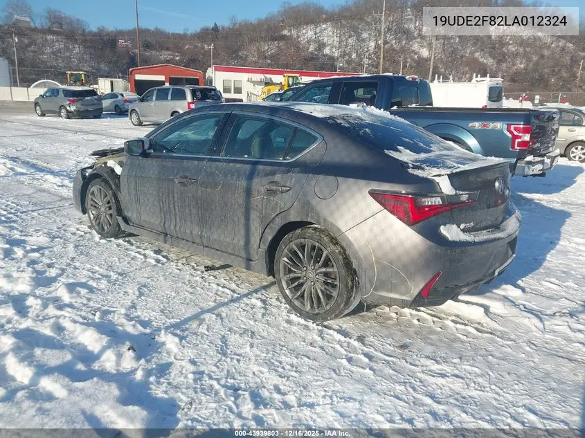 19UDE2F82LA012324 2020 Acura Ilx Premium A-Spec Packages/Technology A-Spec Packages