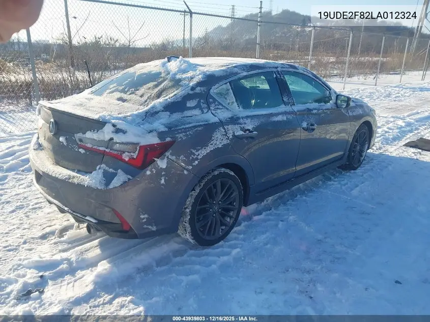 19UDE2F82LA012324 2020 Acura Ilx Premium A-Spec Packages/Technology A-Spec Packages