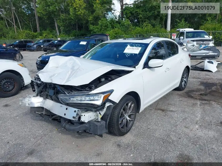19UDE2F75LA001079 2020 Acura Ilx Premium Package/Technology Package