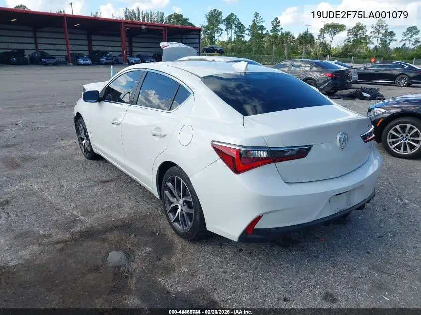 19UDE2F75LA001079 2020 Acura Ilx Premium Package/Technology Package