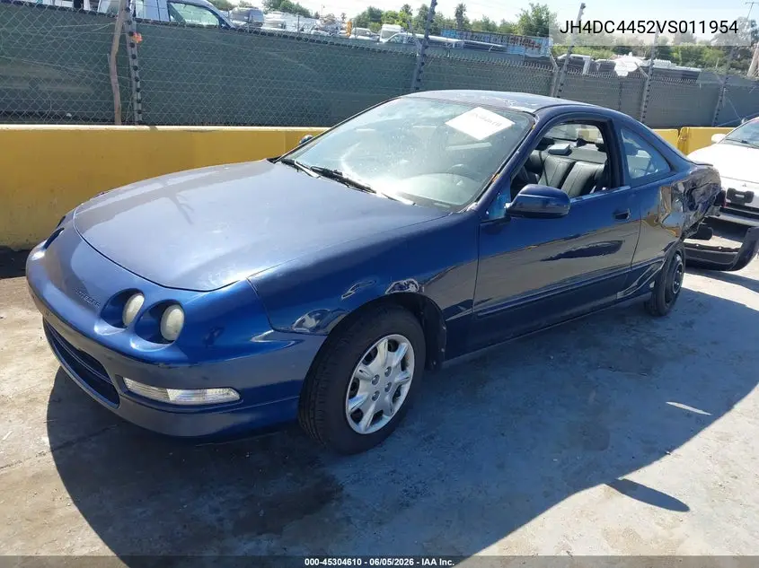 1997 Acura Integra Ls VIN: JH4DC4452VS011954 Lot: 45304610