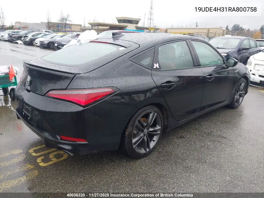 19UDE4H31RA800758 2024 Acura Integra A-Spec