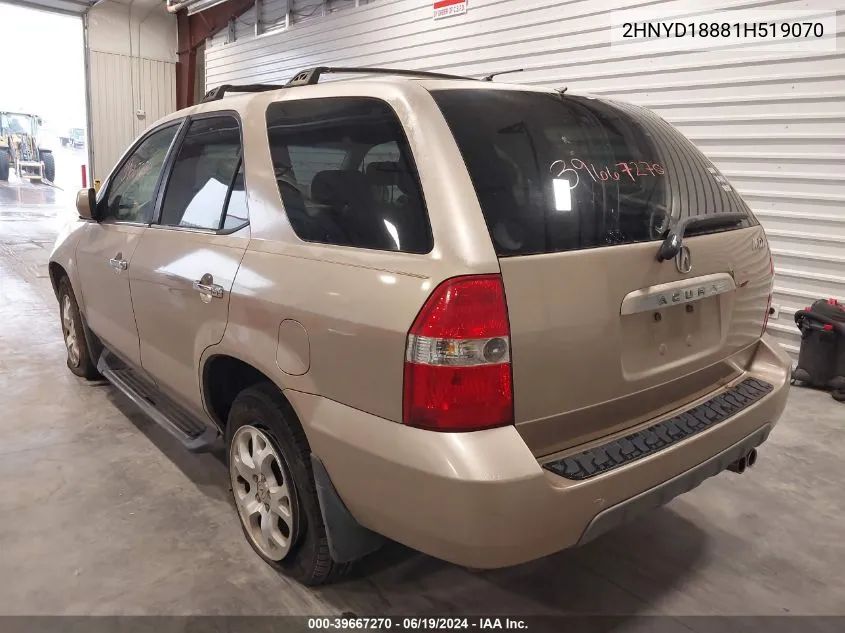 2HNYD18881H519070 2001 Acura Mdx