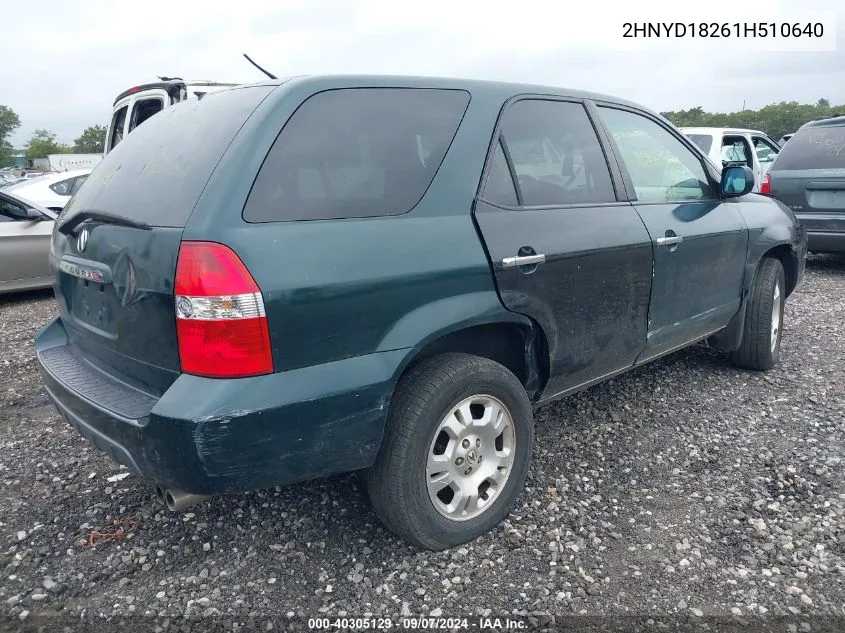 2HNYD18261H510640 2001 Acura Mdx